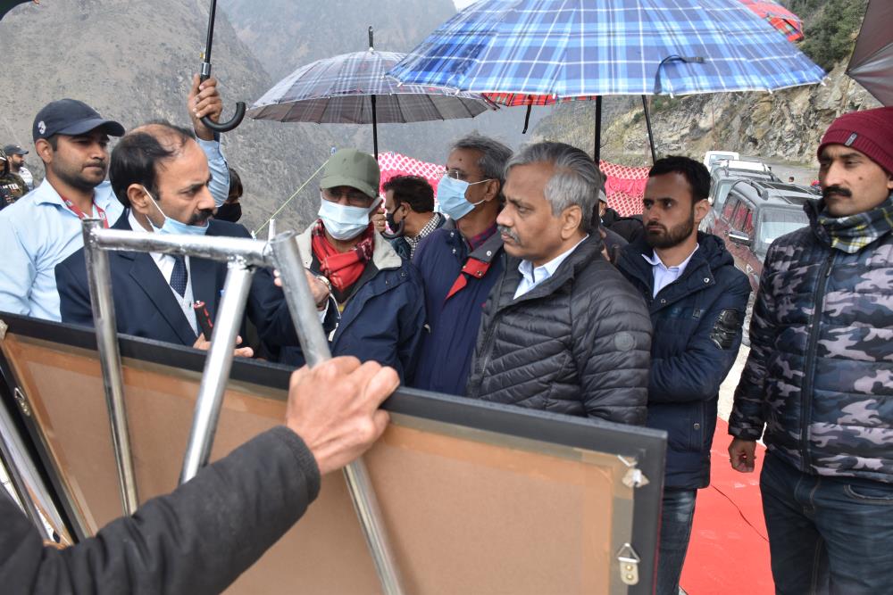 SITE VISIT OF DIRECTOR (TECHNICAL) SH. Y.K. CHAUBEY AND MD-CVPPPL SH. A.K. CHOUDHARY ALONGWITH OTHER SR. OFFICERS ON 10-03-2021