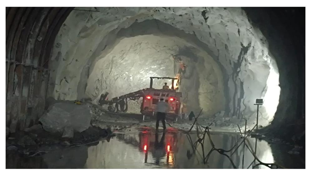 Excavation of TRT-2 D/s from Surge Gallery-2