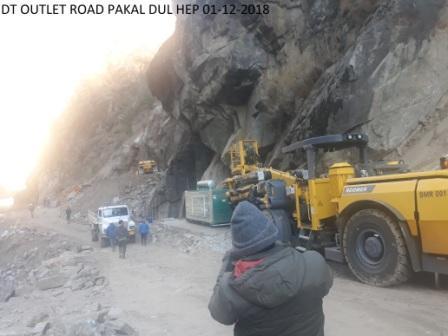 Construction Works at Pakal Dul HEP Kishtwar
