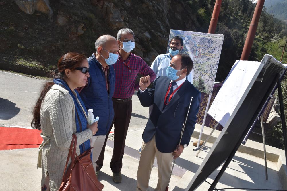 SITE VISIT OF CHAIRMAN-CVPPPL (SH. SURESH KUMAR, IAS-RETD.) AND MD-CVPPPL (SH. A.K. CHOUDHARY) ON 31-MARCH-2021