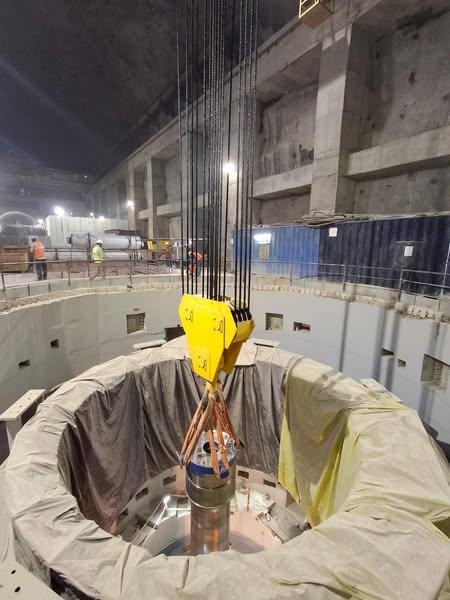 Turbine Runner successfully lowered in Unit-II of...