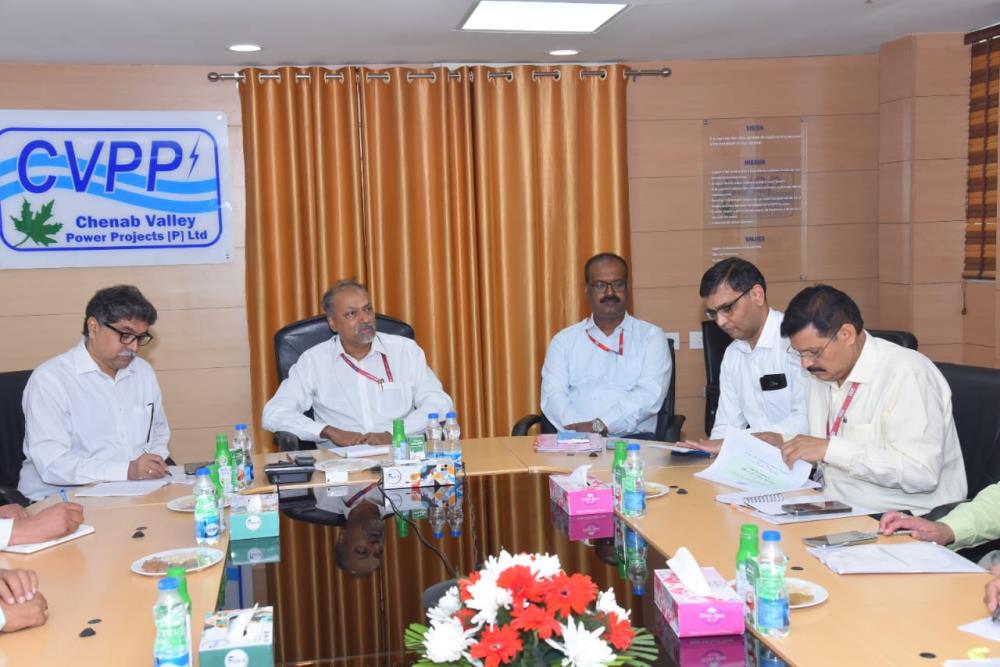 Director (Projects), NHPC Ltd. Visit to CVPPPL CO...