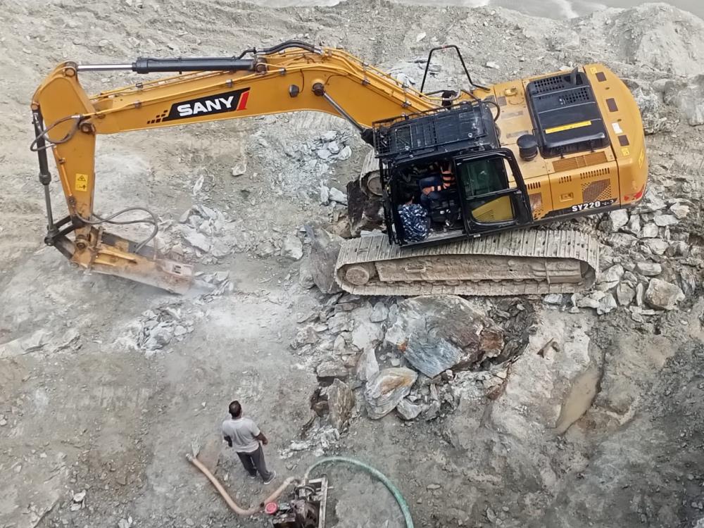 BRIDGE WORK ON LEFT ABUTMENT