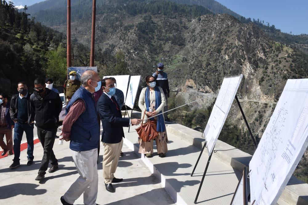 SITE VISIT OF CHAIRMAN-CVPPPL (SH. SURESH KUMAR, IAS-RETD.) AND MD-CVPPPL (SH. A.K. CHOUDHARY) ON 31-MARCH-2021