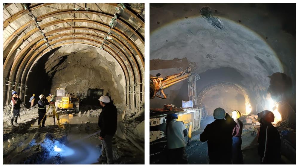 TRT-2 U/s & TRT-2 D/s from Intermediate Adit