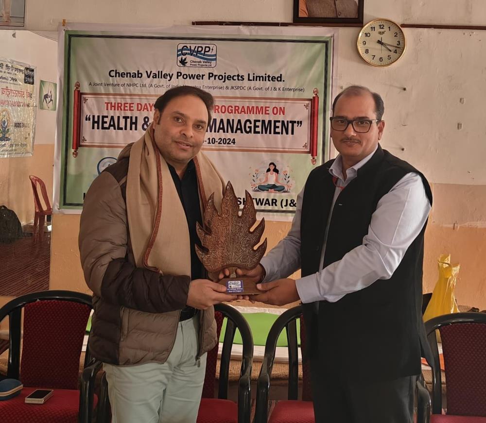 3 day training programme on "Health and Stress Management" from 23 to 25 October 20242024