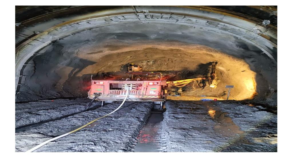 TRT-1 U/s from Intermediate Adit