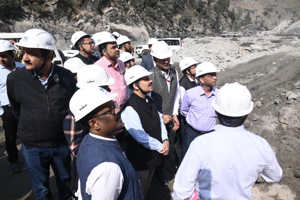 Sh. Sanjay Kumar Singh, Director (Projects & Technical), NHPC was on five-day visit to CVPPL Projects at Kishtwar.