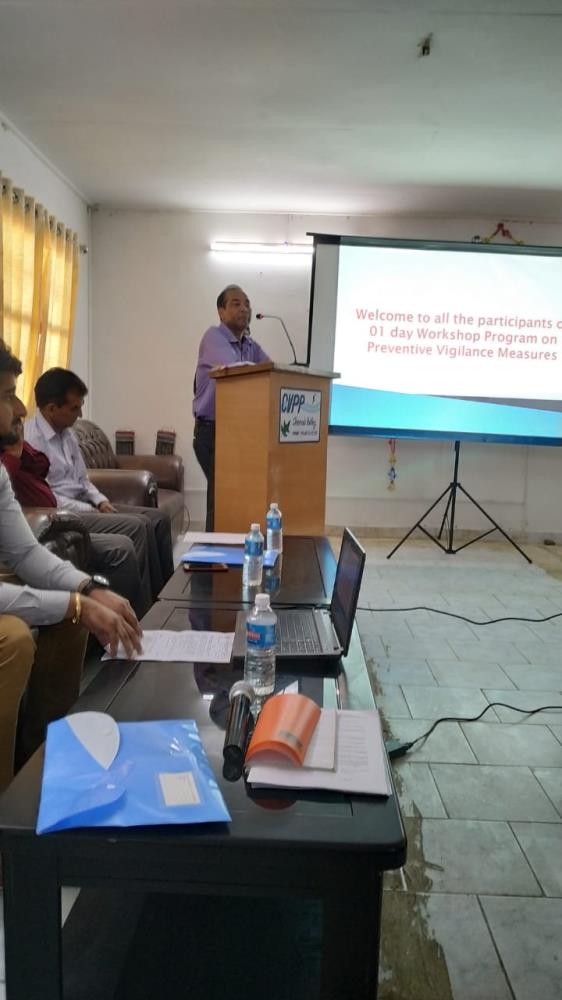 TRAINING PROGRAM ON VIGILANCE-2019