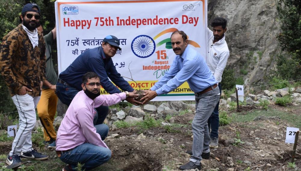 Celebration of 75th Independence Day on 15-08-2021 at Kwar HE Project