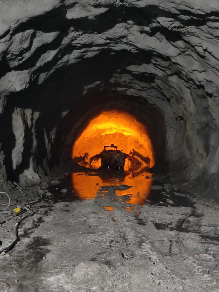 Excavation of Draft Tube Tunnel#2 Completed at Ki...