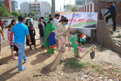 CVPP organises cleanliness drive under Swacch Bharat Abhiyan on 05.05.2018