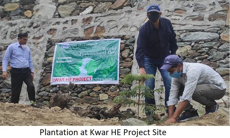 CELEBRATION OF WORLD ENVIRONMENT DAY 2021 AT KWAR HEP