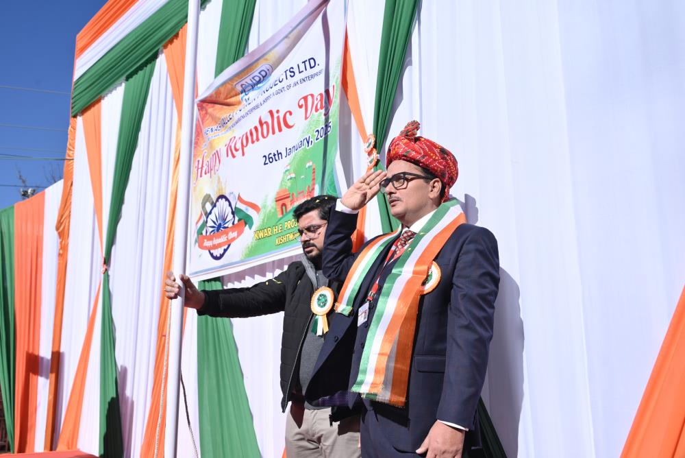 Flag Unfurling and Address by HoP Kwar