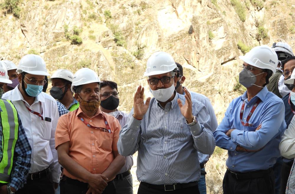 Visit of CMD NHPC at Kiru HEP 26.06.2021