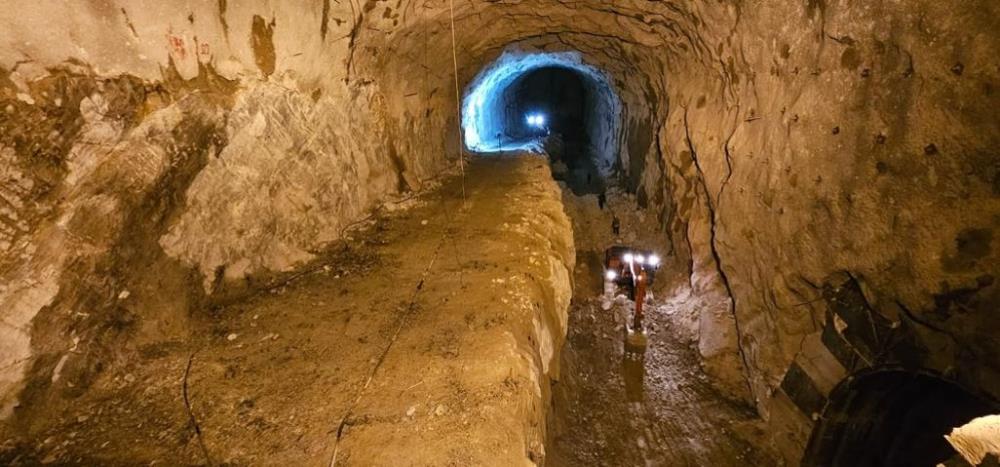 Mucking from Transformer Cavern