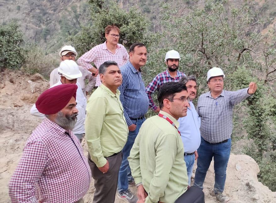 Managing Director, CVPPL visited 540 MW Kwar  Hyd...