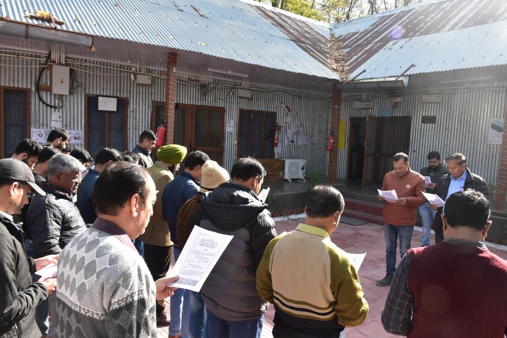 Preamble Reading on Constitution Day 26-11-2024 at Kwar HE Project