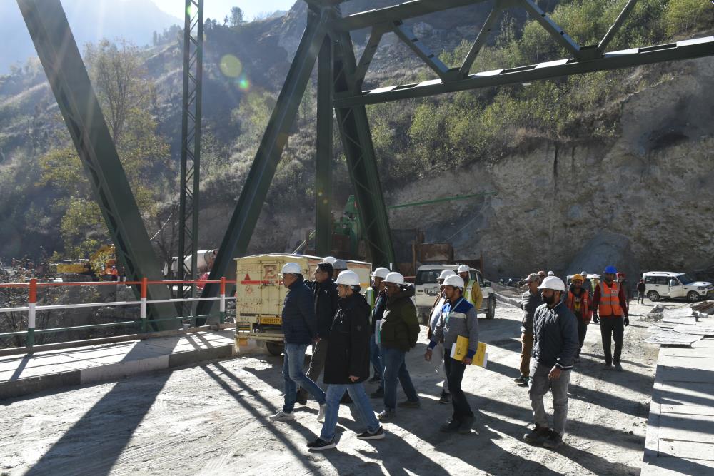 Director (Projects) NHPC Visit at Kwar H.E. Project (540MW), Kishtwar