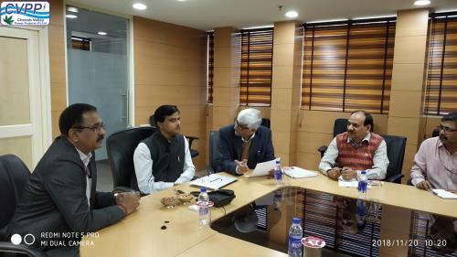 Review Meeting by Sh Aniruddha Kumar, Joint Secre...