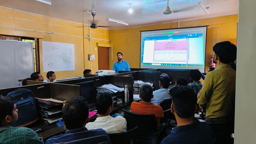 User Level Training Session on E-Office provided by Helpdesk Team hired from NIC