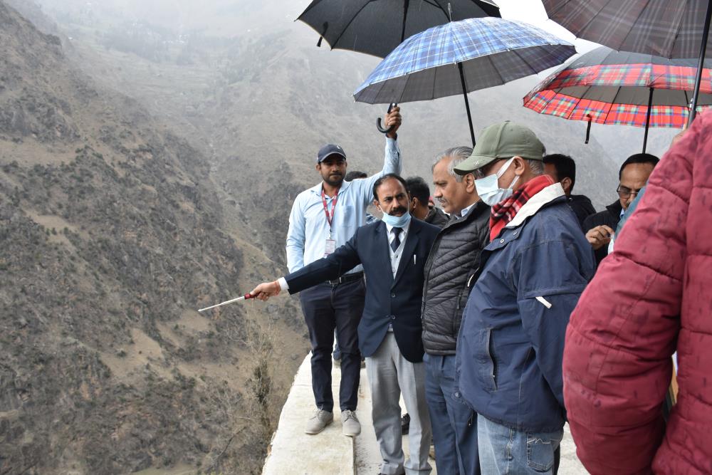 SITE VISIT OF DIRECTOR (TECHNICAL) SH. Y.K. CHAUBEY AND MD-CVPPPL SH. A.K. CHOUDHARY ALONGWITH OTHER SR. OFFICERS ON 10-03-2021