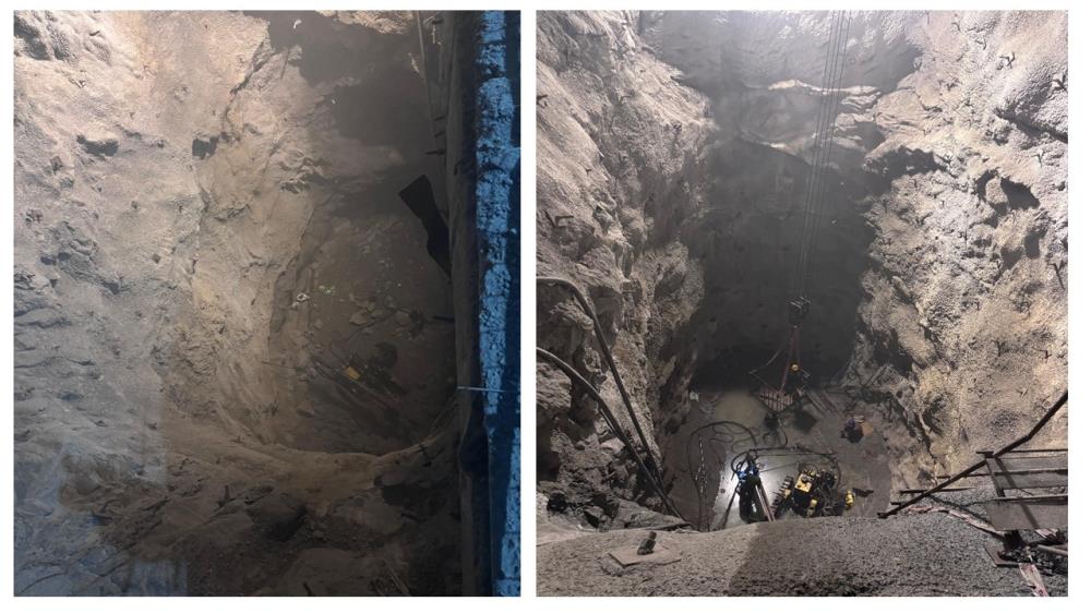 Draft Tube Gate Shaft Excavation