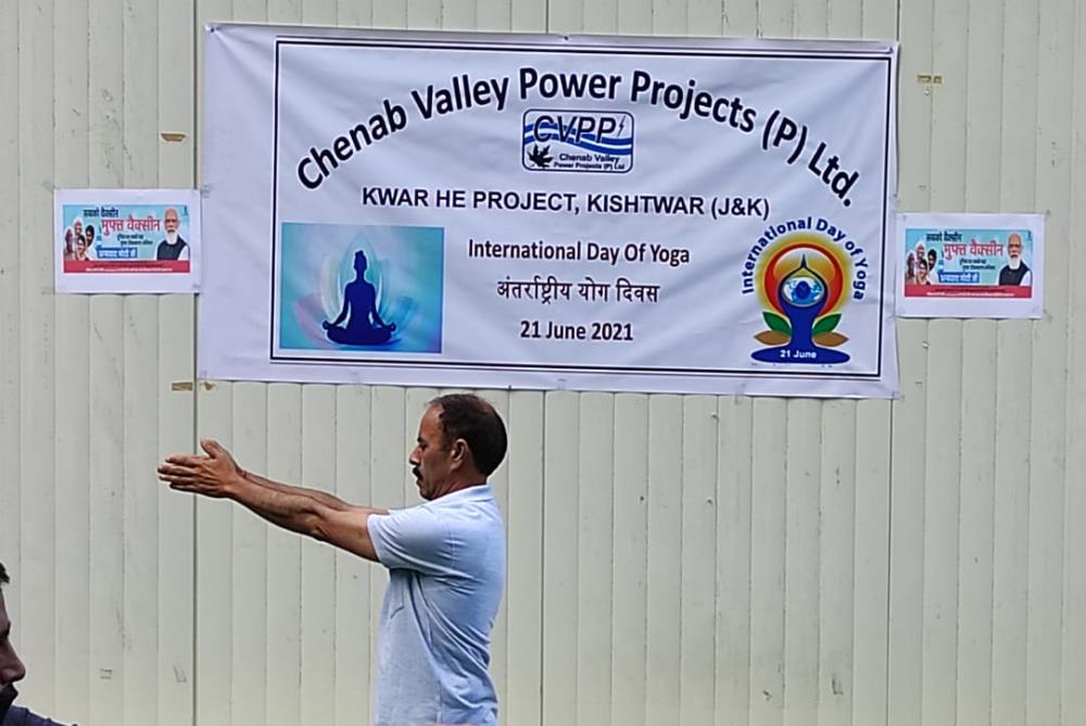 International Yoga Day on 21-06-2021 at KWAR HEP