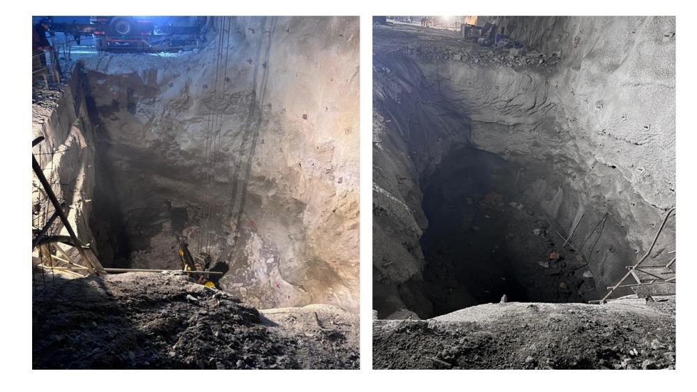 Draft Tube Gate Shaft Excavation
