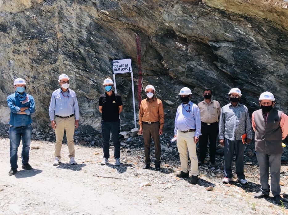 Visit of MD, CVPPPL Sh. A.K. Choudhary at Kiru Project dated 18.06.2020