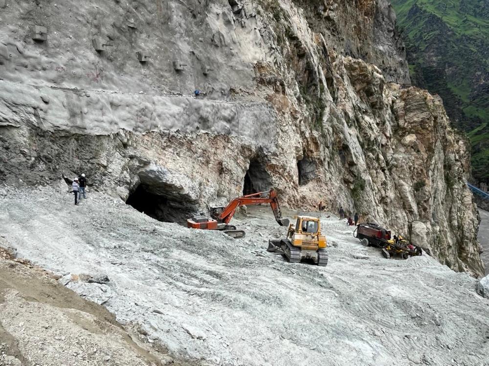 Excavation in Power Intake area is in progress