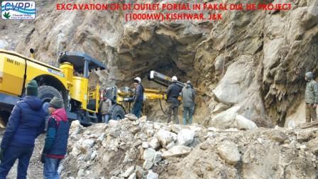 Glimpses of major Construction Activities in Pakal Dul HEP