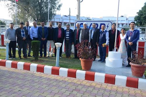 Chairman & Managing Director and Director (Technical) NHPC Ltd, visit CVPPPL Office, Jammu