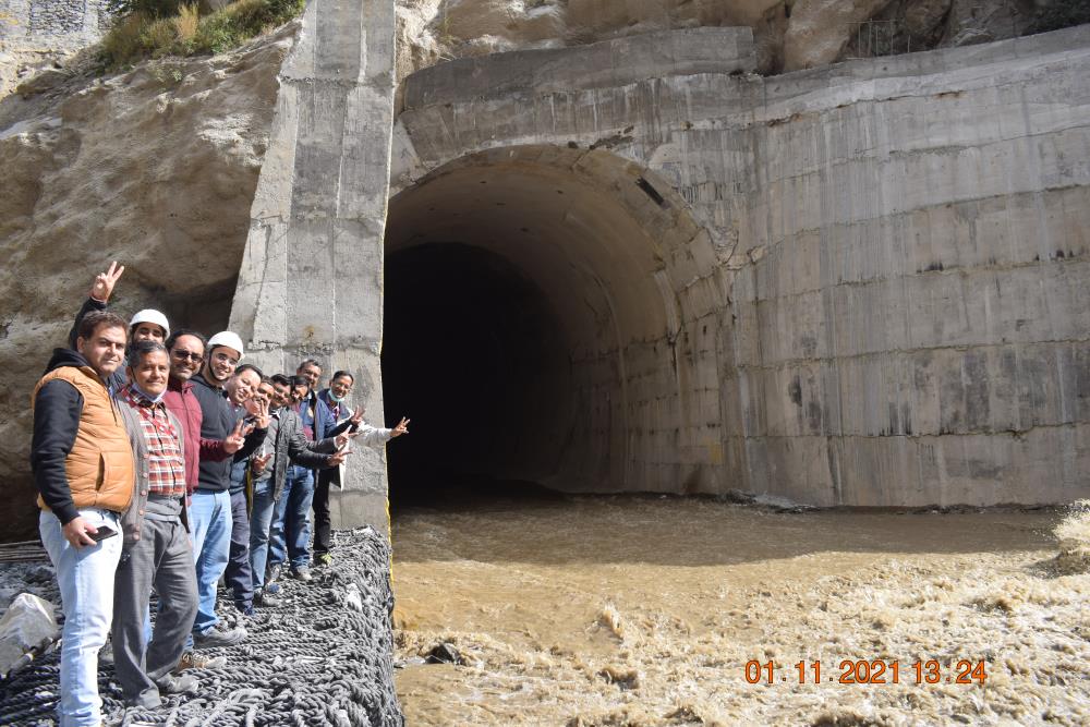 Achievement of River diversion milestione on 01-1...