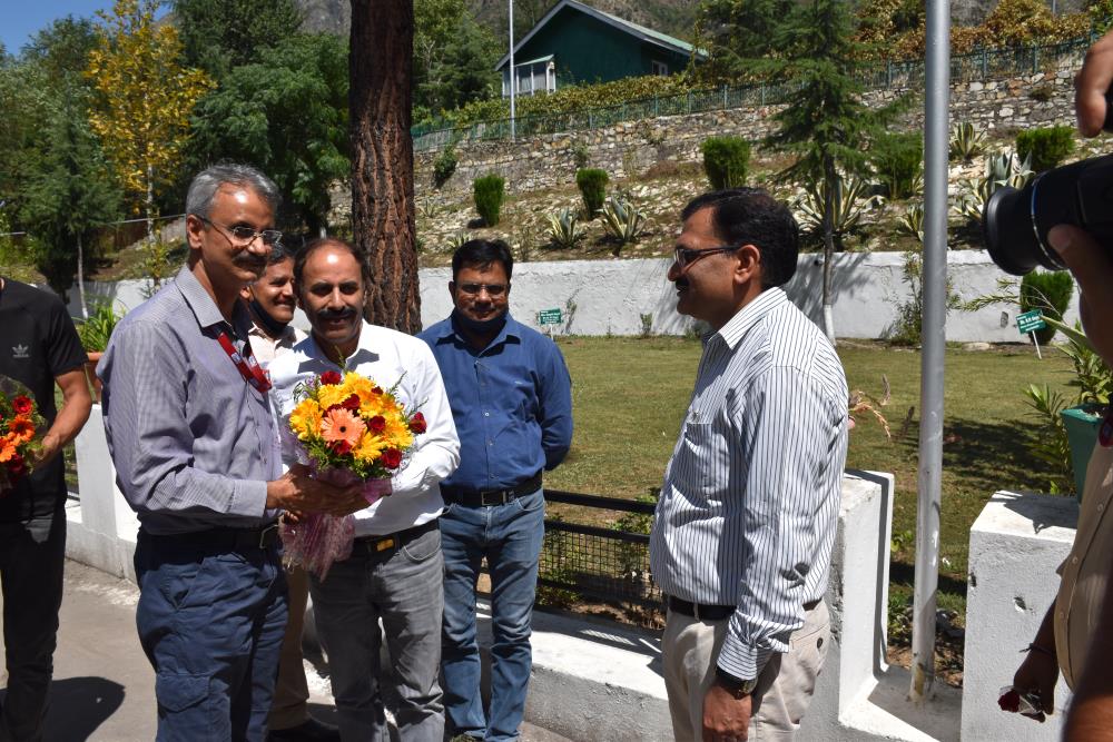 Site Visit of Sh. A.K. Choudhary, Managing Director, CVPPPL at Kwar HEP on 14-15-09-2021