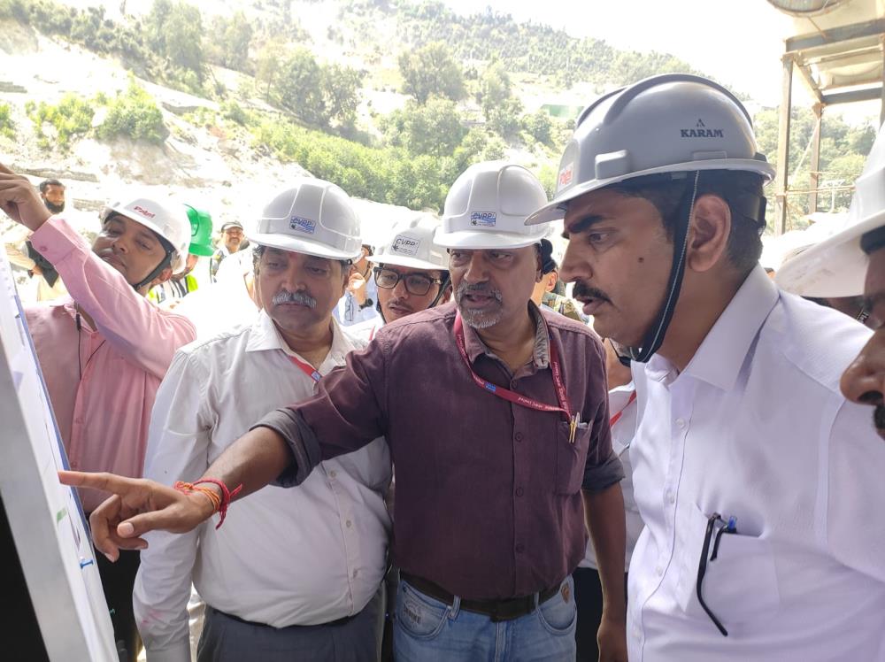 Visit of Director (Projects), NHPC at Kwar H.E. P...