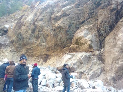 Site Visit of CE (Design) at Pakal Dul HEP, Kishtwar