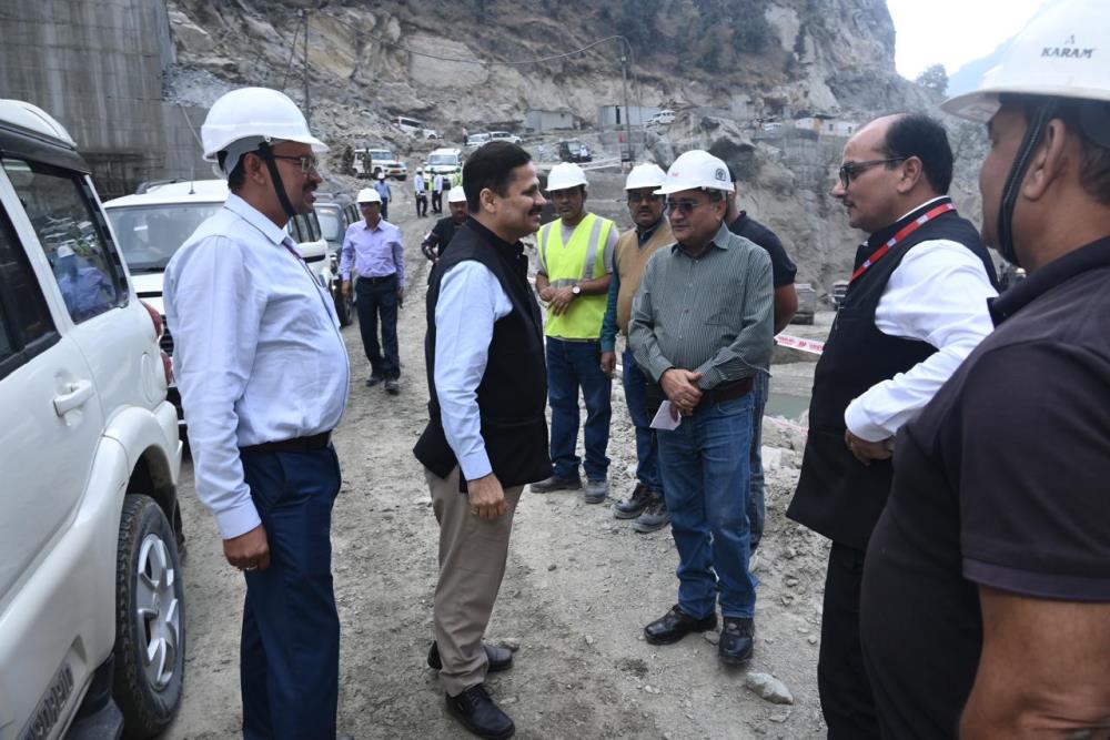 Sh. Sanjay Kumar Singh, Director (Projects & Technical), NHPC was on five-day visit to CVPPL Projects at Kishtwar.