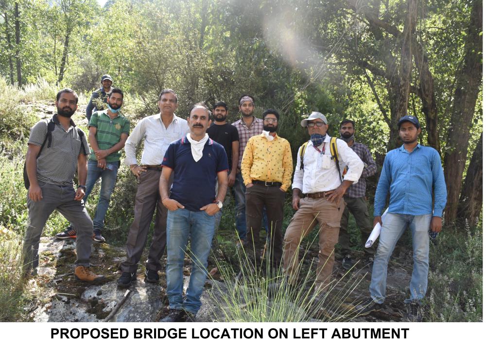 SITE VISIT TO PROPOSED BRIDGE LOCATION FOR TRT OUTLET ON LEFT BANK -17-09-2020