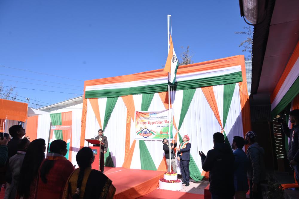 Flag Unfurling and Address by HoP Kwar