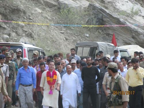 Inauguration of Bhandarkot Bridge