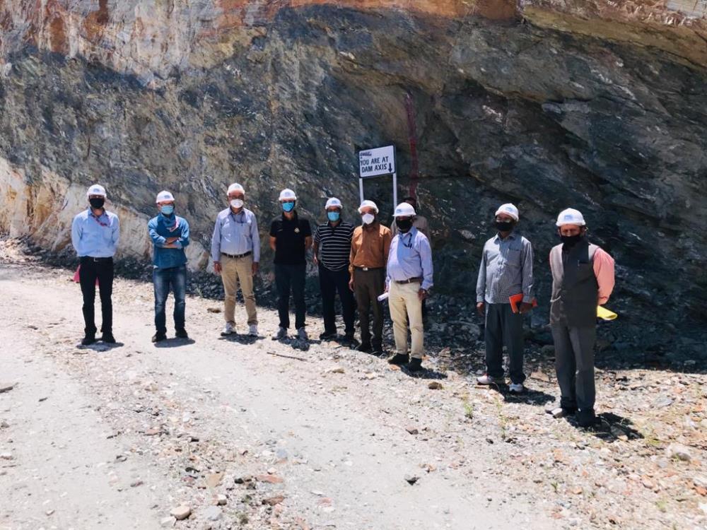 Visit of MD, CVPPPL Sh. A.K. Choudhary at Kiru Project dated 18.06.2020