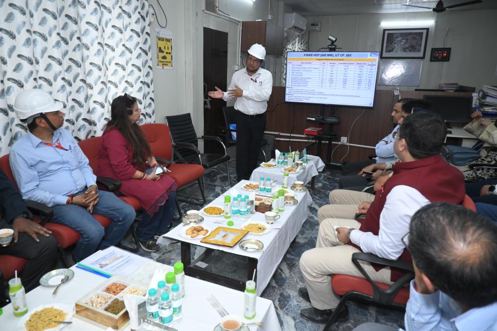 Power Point Presentation at Site Office