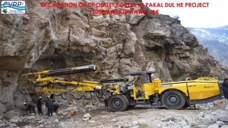 Glimpses of major Construction Activities in Pakal Dul HEP