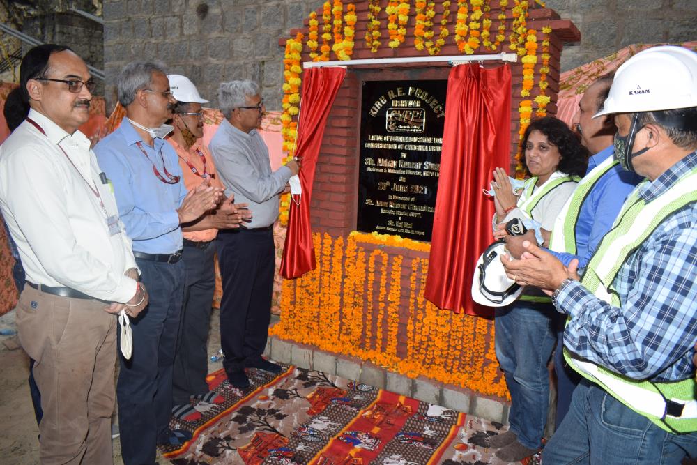 Foundation Stone for Chhichha Bridge