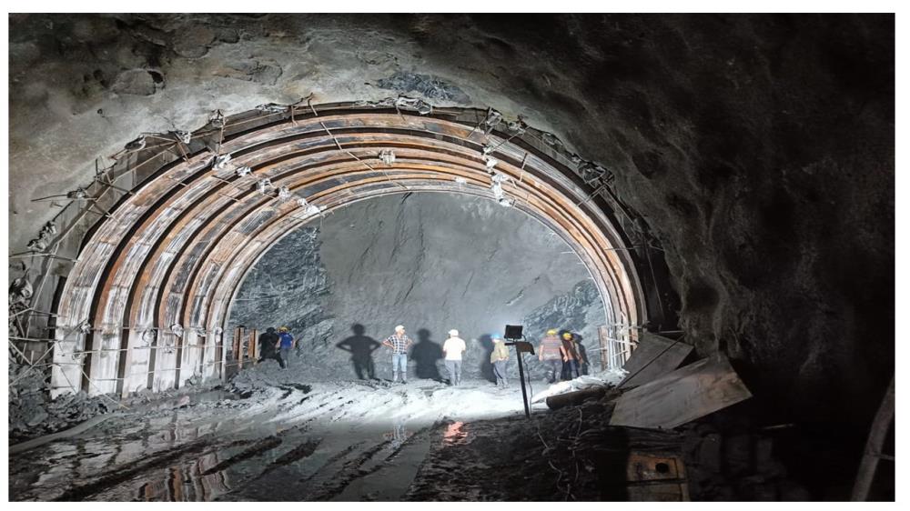 TRT-1 U/s from Intermediate Adit