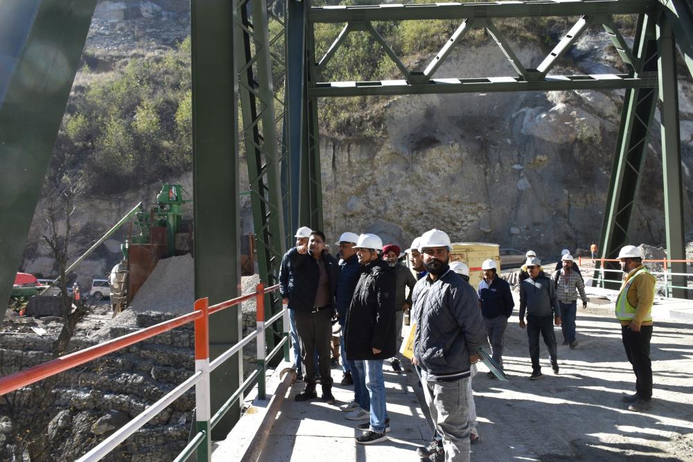 Director (Projects) NHPC Visit at Kwar H.E. Project (540MW), Kishtwar