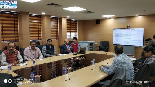 Review Meeting by Sh Aniruddha Kumar, Joint Secretary (Hydro) at CVPPPL, CO, Jammu