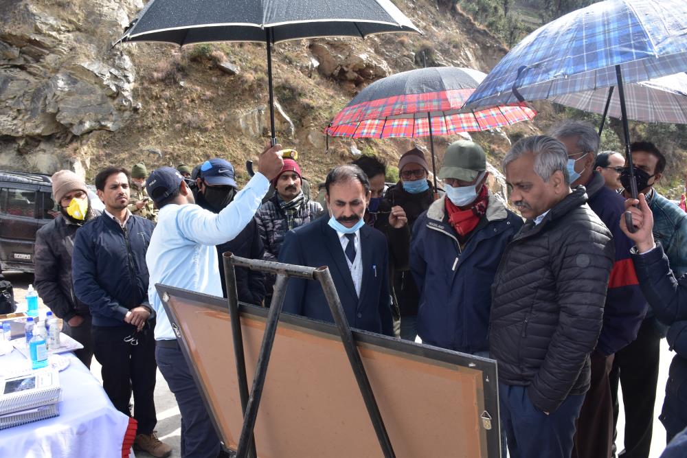 SITE VISIT OF DIRECTOR (TECHNICAL) SH. Y.K. CHAUBEY AND MD-CVPPPL SH. A.K. CHOUDHARY ALONGWITH OTHER SR. OFFICERS ON 10-03-2021