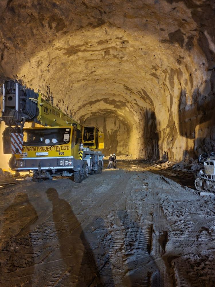 Tc excavation of Bus ducts and gate shart in progress